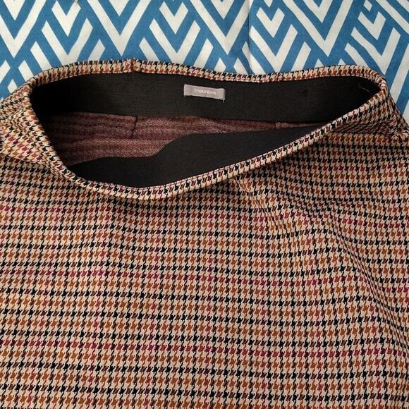 Maurices Brown Black Red Plaid High Rise Mini Skirt Size Small - Picture 8 of 14